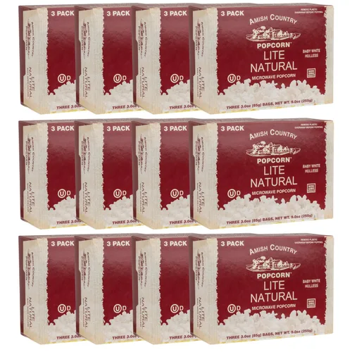 Vista 7 de Amish Country Popcorn Palomitas de maíz para microondas antiguas Sin OMG, sin gluten, apto para microondas y Kosher