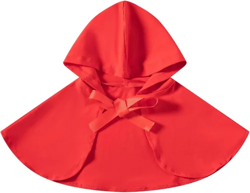 Vista 5 de WENSIVIA Baby Gilrs - Falda de Halloween con capucha roja con capa