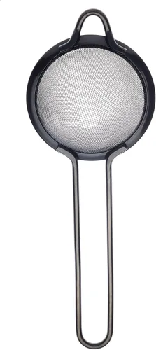 Vista 5 de Barfly Colador de malla fina, 3 1/2" de diámetro Tazón, Gun Metal Negro