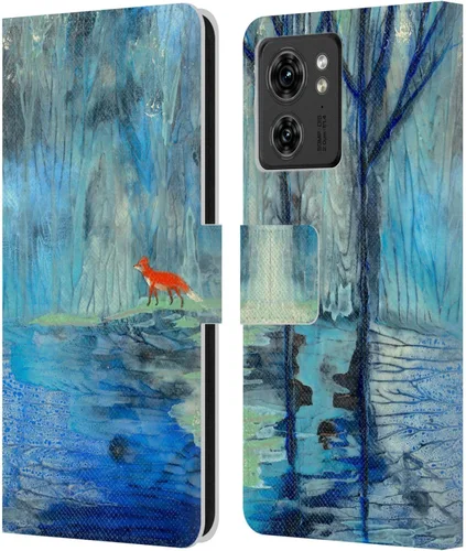 Vista 14 de Head Case Designs Officially Licensed Wyanne Half Light Nature 2 Leather Book Wallet Case Cover Compatible with Motorola Moto Edge 40