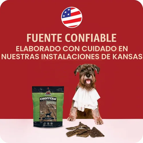 Vista 4 de Redbarn Choppers - Filetes naturales de pulmón de carne 100% carne seca