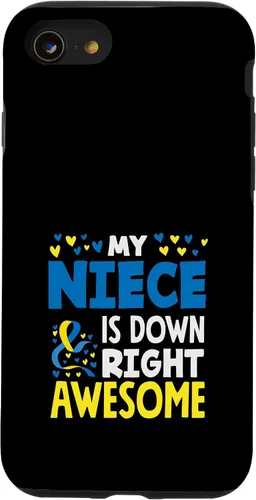 Vista 18 de My Niece is Down Right Awesome Down Syndrome Awareness Case for iPhone 17