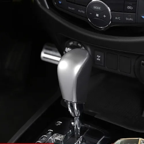 Vista 2 de Para Nissan Navara NP300 D23 2016-2019, accesorios de coche, decoración interior, perilla de palanca de cambios