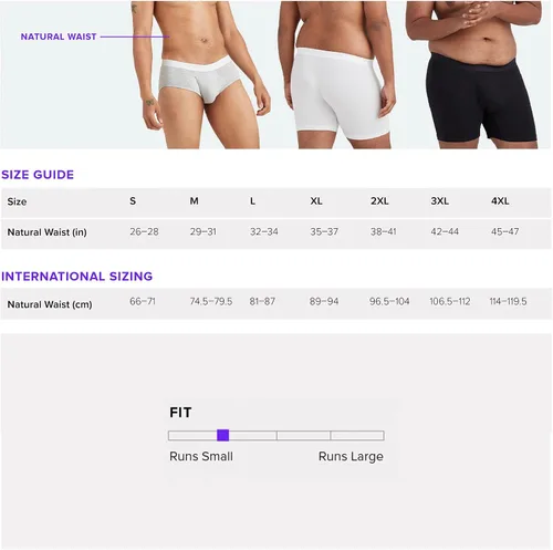 Vista 2 de MeUndies Ropa interior de algodón elástico para hombre con bragueta Paquete de 3 Tela exclusiva de Tienda
