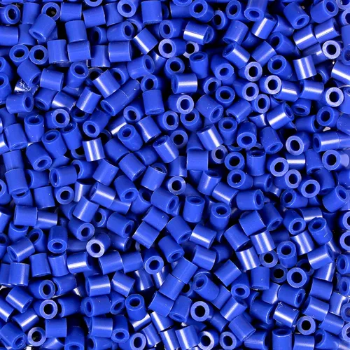 Vista 2 de Fuse Beads - 6000 cuentas de hierro fundido de 0.197 in, color azul, compatibles con Perler y Hama