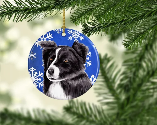 Vista 108 de Caroline's Treasures Cavalier Spaniel - Adorno de cerámica para colgar en el árbol de Navidad, para el hogar, Navidad, fiestas, regalo, 3 pulgadas