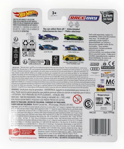 Vista 2 de Hot Wheels Porsche 935, Race Day Premium Car Culture 1/5 [Azul/Blanco]