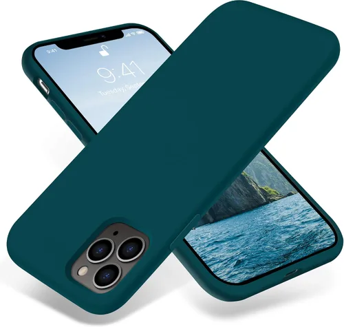 Vista 36 de JELE Funda para iPhone 11 Pro Max, funda de silicona a prueba de golpes compatible con iPhone 11 Pro Max, funda protectora de cuerpo completo Verde