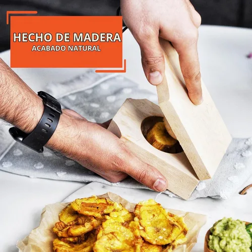 Vista 3 de Tostonera para relleno de tostones. por Imusa Diámetro del molde: 2 3/4 pulgadas, longitud total de 8 pulgadas, práctica correa para colgar, 1