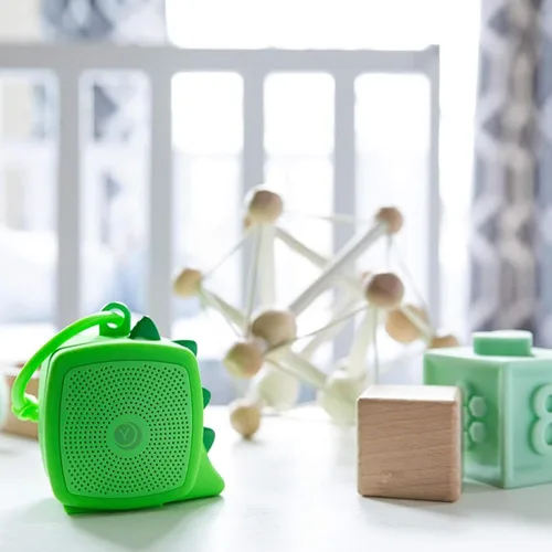 Vista 7 de Yogasleep - Chupete de bolsillo para bebé, máquina de ruido blanco, 6 sonidos relajantes y temporizador para un mejor sueño, incluye ruido marrón