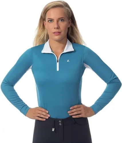 Vista 5 de HORZE Trista - Camiseta de manga larga para mujer con manga larga para equitación ecuestre