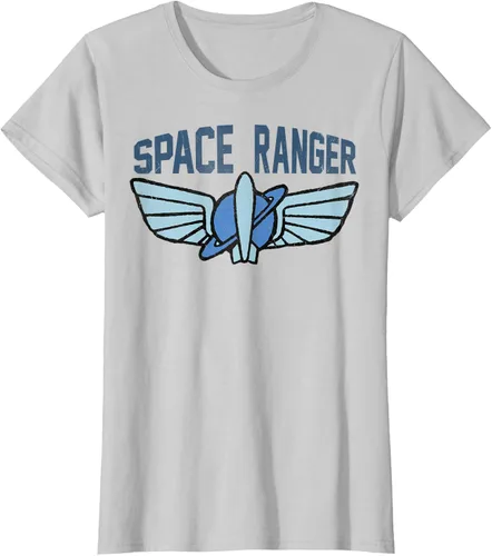 Vista 12 de Disney Pixar Toy Story 4 Buzz Lightyear Space Ranger Badge - Camiseta, Negro, S