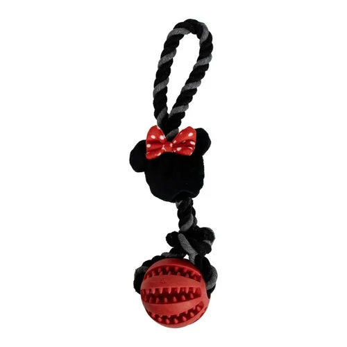 Vista 2 de Juguete para perros Minnie Mouse Rojo Poliéster Algodón TPR 10 x 30 x 7 cm 7 x 30 x 10 cm