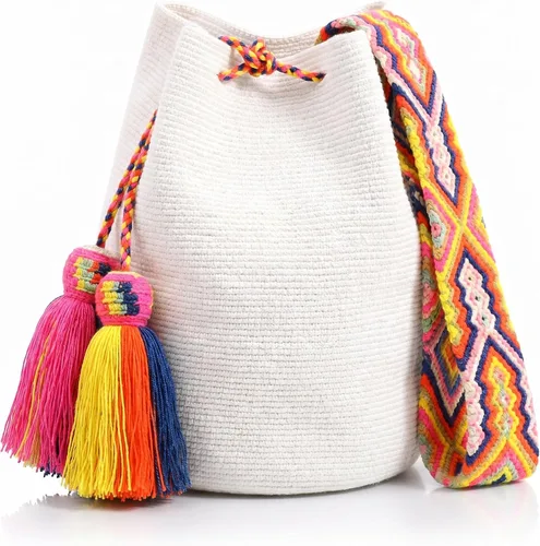 Vista 8 de WYOU Utopia classics Hobo in Wayuu Crochet, Grande Baru