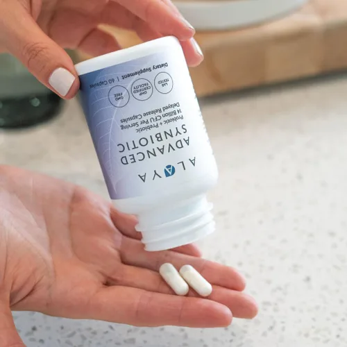 Vista 4 de Alaya Naturals Advanced Synbiotic - Probiótico + Prebiótico - Suplemento probiótico de liberación retardada de 14 mil millones de UFC