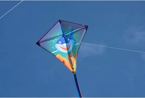 Vista 6 de HQ Cometa de diamantes de 27" de Kites Eddy Sharky