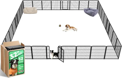 Vista 45 de FXW Homeplus Unleashed Corralito para Perros de Interior - Juego Sin Estrés y Seguro, Resistente de 24 Pulgadas 2 Paneles Corralito para Cachorros