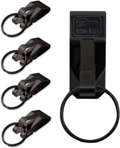 Vista 6 de Lucky Line The "Original" Secure A-Key Slip-On Accesorio para llaves para cinturones anchos, 1 paquete Paquete de 1