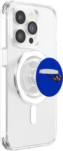 Vista 3 de Kitesurfer Freestyle Action Color Illustration PopSockets MagSafe PopGrip for iPhone