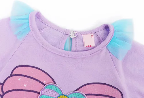Vista 5 de Eledobby Ropa de princesa para bebés y niñas, enterizo con diadema, disfraz de Halloween, vestido de fiesta de cumpleaños