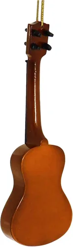 Vista 7 de Broadway Regalo Ukelele Música Instrumento Réplica Adorno de Navidad Adorno musical realista hecho a mano en caja de regalo para músicos