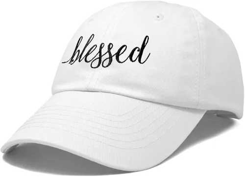 Vista 4 de DALIX Blessed - Gorra de béisbol de algodón suave para mujer