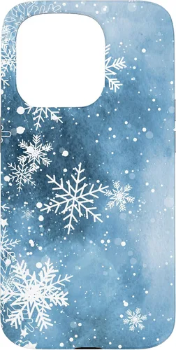 Vista 14 de Funda para iPhone 17 con diseño de copos de nieve con diseño de cristales helados