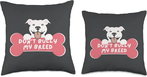 Vista 3 de jovy fits Don't Pit Bull and Bully Breed Lover - Almohada de regalo, 16 x 16 pulgadas, multicolor