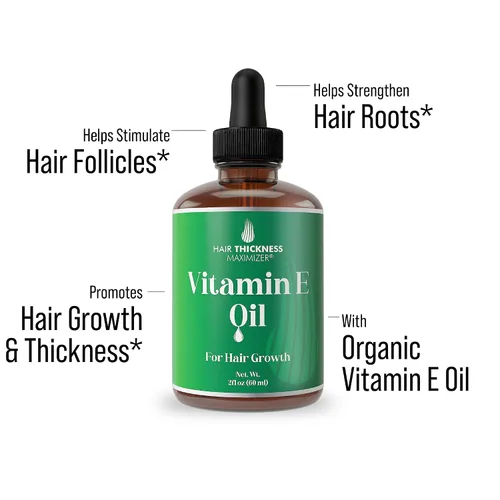 Vista 7 de Hair Thickness Maximizer Aceite de vitamina E para el crecimiento