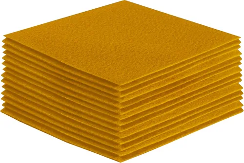 Vista 75 de FabricLA Hojas de fieltro acrílico para manualidades, cuadrados de fieltro precortados suaves de 4 x 4 pulgadas (3.9 in x 3.9 in), utiliza hojas