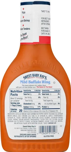 Vista 2 de Sweet Baby Ray's Salsa de alas y glaseado - Buffalo Wing (paquete variado)