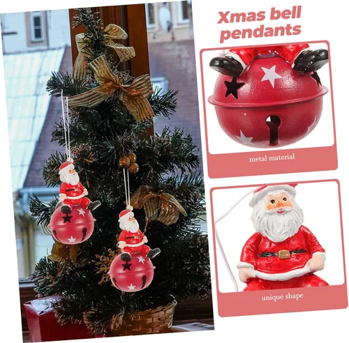 Vista 7 de BESTOYARD Decoración Campana Colgantes Colgantes Campana de Navidad Colgantes Campana de Navidad Colgante de Navidad Colgantes Festivales de Navidad