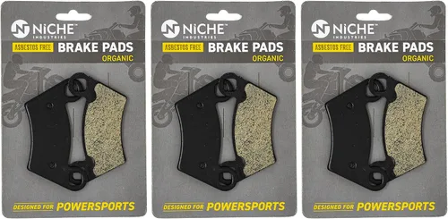Vista 7 de NICHE Juego de pastillas de freno delanteras y traseras para Polaris Ranger 500 570 800 2202413 2202097 1910514 1910672 Orgánico