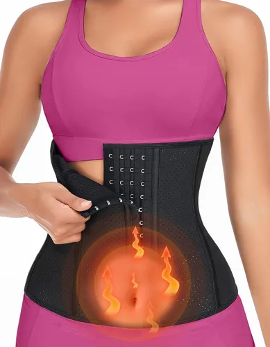 Vista 7 de YADIFEN Waist Trainer for Women,Zipper Corset Body Shaper for Tummy Control Neoprene Cincher Sweat Sauna Vest Tank Top