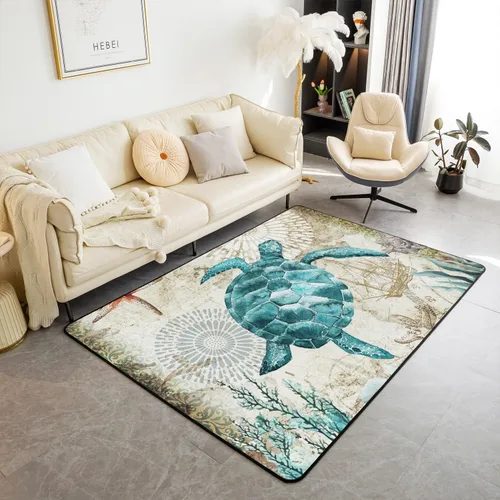 Vista 22 de Erosebridal Alfombra Kawaii de 5 x 7 pies para niños, decoración de dormitorio de adolescentes; alfombra de panda blanco y negro; alfombra de área
