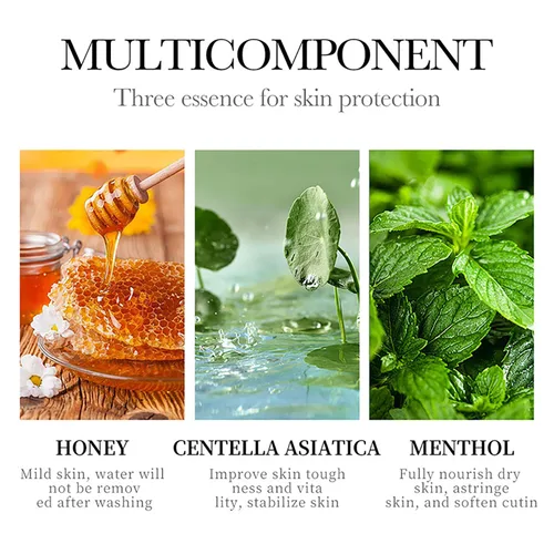 Vista 3 de BIOAQUA Limpiador facial de miel de Manuka Vitamina E Espuma de limpieza profunda Reparación de la piel de la cara Suavizar Hidratante Hidratante