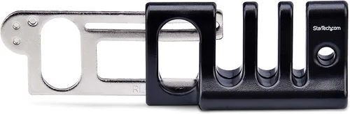 Vista 4 de StarTech - Bloqueo de anclaje para cable periférico, TAA (organizador de cables) Uso con cable de seguridad para laptop, teclado/mouse seguro