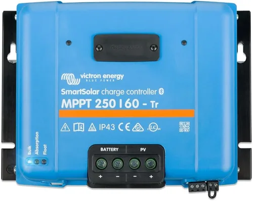 Vista 12 de Victron Energy SmartSolar MPPT Tr - Controlador de carga solar (Bluetooth), controladores de carga para paneles solares, 150 V, 60 amperios