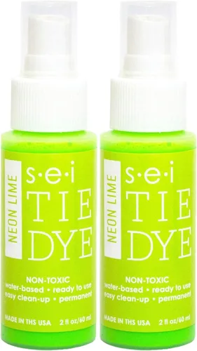 Vista 34 de S.E.I. Botella de Spray de Tie Dye del 4 de Julio: 2oz. Spray de Tinte para Tela No Tóxico, Tinte Permanente para Ropa DIY, Un Paso, Suministros
