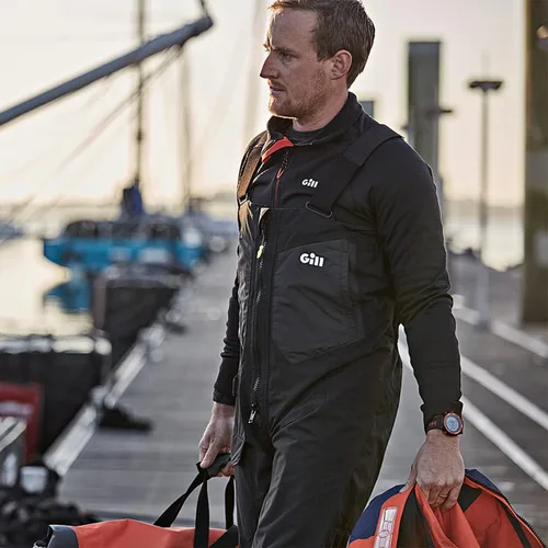 Vista 8 de Gill OS2 Offshore Men's Trousers - Waterproof, Windproof & Breathable Negro