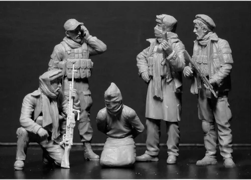 Vista 2 de Master Box Modelos "Somewhere in the Middle East" Present Day - Juego de 5 figuras (escala 1/35)