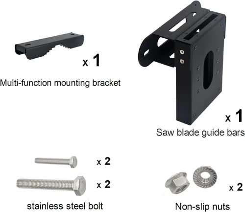Vista 2 de Soporte para motosierra, kit universal de transporte de motosierra para tractores, ATV, UTV, camiones, vehículos utilitarios, adecuado