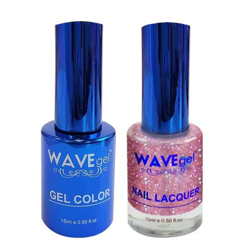 Vista 104 de WAVEGEL - Juego dúo de gel y esmalte de uñas a juego - Colección Royal - #001 ¡Blanco sobre blanco! I 0.5 onzas