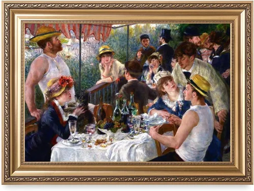 Vista 43 de DECORARTS - El almuerzo de los remeros de Pierre-Auguste Renoir. Impresiones giclée sobre lienzo. Mejora la decoración de tu hogar y oficina