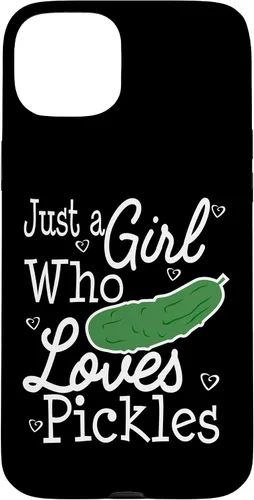 Vista 9 de Pickles Just A Girl Who Loves Funny Case for iPhone 16