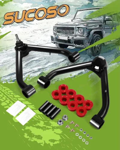 Vista 7 de Brazos de control superiores delanteros de 2-4 pulgadas para Chevy Silverado GMC Sierra 1500 1999-2006, brazo de control ajustable de elevación
