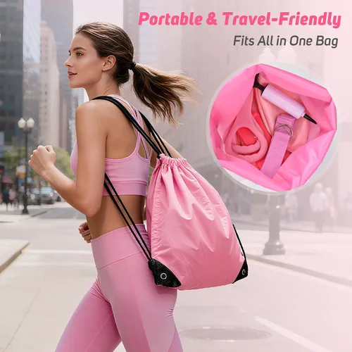 Vista 6 de Asten Home Kit de Pilates para Mujeres: Equipo de Pilates Juego de Anillo y Bola de Pilates con Bandas de Resistencia, Deslizador de Núcleo, Rodillo