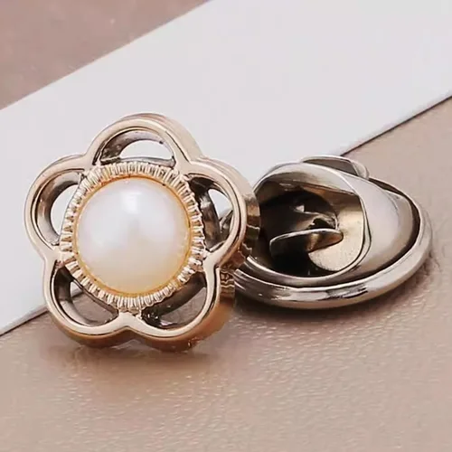 Vista 5 de TIHOOD Broche de perlas, 100 piezas, sin coser, instantáneo, extraíble, reutilizable, para cubrir, broches de diamantes de imitación para mujer, a