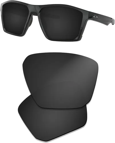 Vista 2 de Lentes de repuesto polarizadas para gafas de sol Oakley Targetline - Múltiples opciones, Negro+titanio+naranja+azul