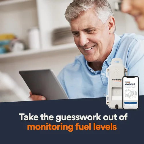 Vista 3 de Generac 7009 LTE Monitor de Nivel de Combustible de Tanque de Propano - Indicador en Tiempo Real, Integración de Enlace Móvil - Evite Agotamientos